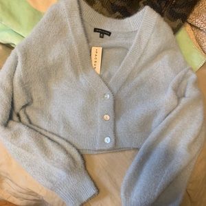 pacsun Kendall & kylie fuzzy cardigan